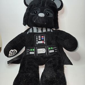 Build A Bear Star Wars Darth Vader Plush 18" Toy with Attached Cape